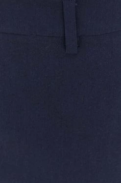 Γυναικεία Υφασμάτινα Παντελόνι Weekend Max Mara χρώμα: ναυτικό μπλε, -Αξεσουάρ || Παπούτσια || Ρούχα Κατάστημα unnamed file 3573