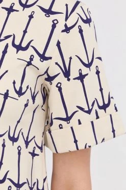 Γυναικεία Φορέματα Βαμβακερό φόρεμα Weekend Max Mara μπεζ, -Αξεσουάρ || Παπούτσια || Ρούχα Κατάστημα unnamed file 3620