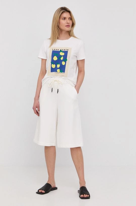 Γυναικεία Σορτς Max Mara Leisure χρώμα: άσπρο, 4 Γυναικεία Σορτς Max Mara Leisure χρώμα: άσπρο, - Image 2