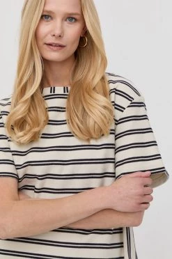 Γυναικεία Κοντομάνικο Βαμβακερό μπλουζάκι MAX&Co. μπεζ -Αξεσουάρ || Παπούτσια || Ρούχα Κατάστημα unnamed file 3643