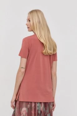 Γυναικεία Κοντομάνικο Μπλουζάκι Max Mara Leisure χρώμα: ροζ -Αξεσουάρ || Παπούτσια || Ρούχα Κατάστημα unnamed file 3667