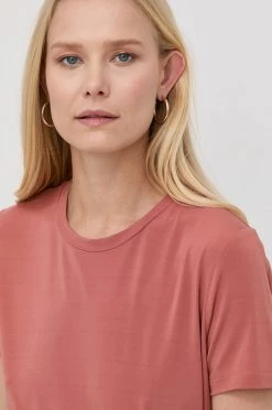 Γυναικεία Κοντομάνικο Μπλουζάκι Max Mara Leisure χρώμα: ροζ -Αξεσουάρ || Παπούτσια || Ρούχα Κατάστημα unnamed file 3668