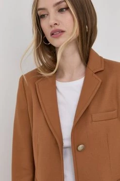 Γυναικεία Παλτά Παλτό MAX&Co. χρώμα: καφέ, -Αξεσουάρ || Παπούτσια || Ρούχα Κατάστημα unnamed file 3699