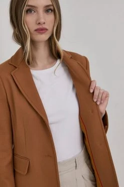 Γυναικεία Παλτά Παλτό MAX&Co. χρώμα: καφέ, -Αξεσουάρ || Παπούτσια || Ρούχα Κατάστημα unnamed file 3701