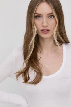 Γυναικεία Μακρυμάνικο Longsleeve MAX&Co. χρώμα: άσπρο -Αξεσουάρ || Παπούτσια || Ρούχα Κατάστημα unnamed file 3710