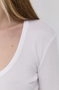 Γυναικεία Μακρυμάνικο Longsleeve MAX&Co. χρώμα: άσπρο -Αξεσουάρ || Παπούτσια || Ρούχα Κατάστημα unnamed file 3711