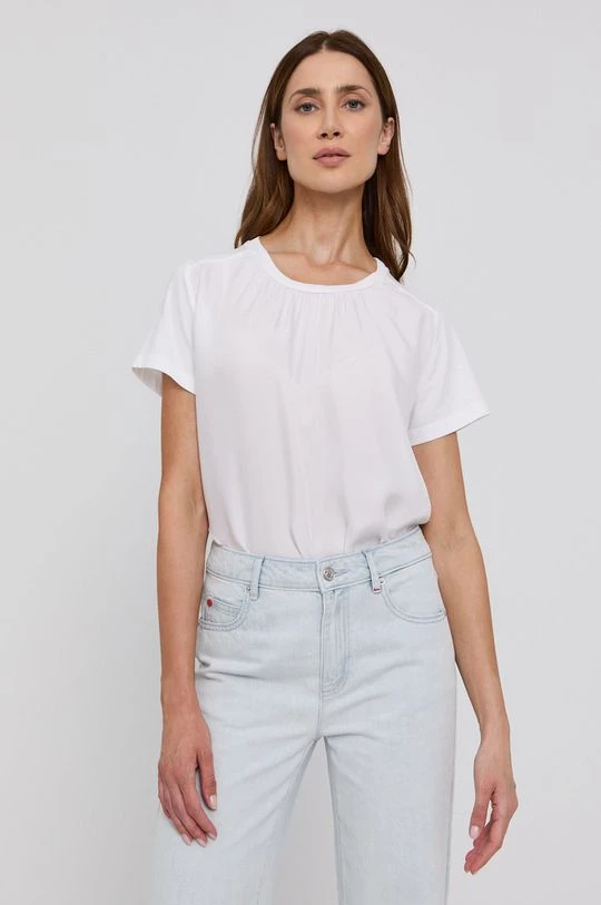 Γυναικεία Αμάνικος Top MAX&Co. χρώμα: άσπρο 4 Γυναικεία Αμάνικος Top MAX&Co. χρώμα: άσπρο - Image 2