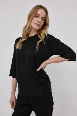 Γυναικεία Κοντομάνικο Λευκό μπλουζάκι Max Mara Leisure μαύρο -Αξεσουάρ || Παπούτσια || Ρούχα Κατάστημα unnamed file 3755