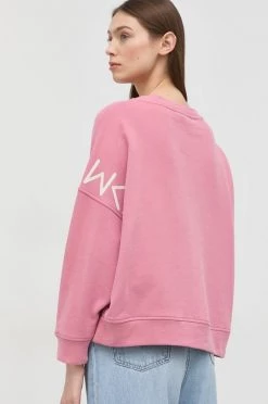 Γυναικεία Χωρίς φερμουάρ Βαμβακερή μπλούζα Weekend Max Mara χρώμα: ροζ, -Αξεσουάρ || Παπούτσια || Ρούχα Κατάστημα unnamed file 376