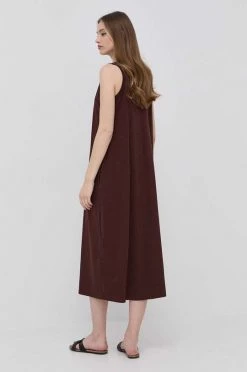 Γυναικεία Φορέματα Φόρεμα Max Mara Leisure καφέ -Αξεσουάρ || Παπούτσια || Ρούχα Κατάστημα unnamed file 3764