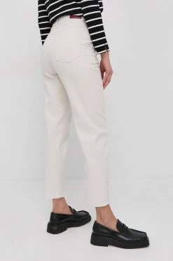 Γυναικεία Straight και Regular Τζιν παντελονι MAX&Co. χρώμα: κρεμ -Αξεσουάρ || Παπούτσια || Ρούχα Κατάστημα unnamed file 3779