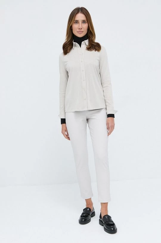 Γυναικεία Υφασμάτινα Max Mara Leisure - Παντελόνι γκρί 4 Γυναικεία Υφασμάτινα Max Mara Leisure - Παντελόνι γκρί - Image 2