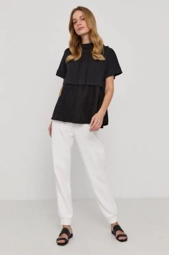 Γυναικεία Υφασμάτινα Παντελόνι MAX&Co. χρώμα: άσπρο -Αξεσουάρ || Παπούτσια || Ρούχα Κατάστημα unnamed file 3826