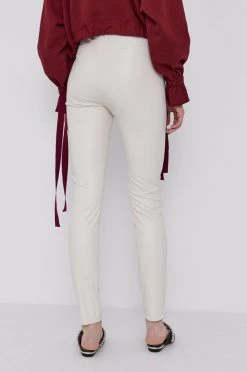 Γυναικεία Υφασμάτινα Παντελόνι Max Mara Leisure χρώμα: μπεζ -Αξεσουάρ || Παπούτσια || Ρούχα Κατάστημα unnamed file 3842