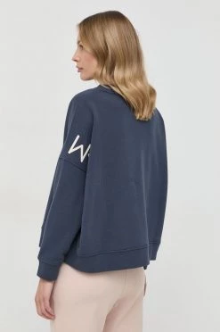 Γυναικεία Χωρίς φερμουάρ Βαμβακερή μπλούζα Weekend Max Mara χρώμα: ναυτικό μπλε, -Αξεσουάρ || Παπούτσια || Ρούχα Κατάστημα unnamed file 386