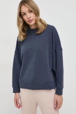 Γυναικεία Χωρίς φερμουάρ Βαμβακερή μπλούζα Weekend Max Mara χρώμα: ναυτικό μπλε, -Αξεσουάρ || Παπούτσια || Ρούχα Κατάστημα unnamed file 387