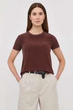 Γυναικεία Μπλούζες Μπλούζα με μείγμα μεταξιού Max Mara Leisure καφέ