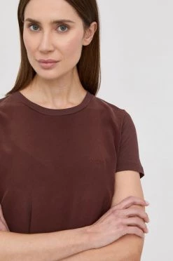 Γυναικεία Μπλούζες Μπλούζα με μείγμα μεταξιού Max Mara Leisure καφέ -Αξεσουάρ || Παπούτσια || Ρούχα Κατάστημα unnamed file 3936