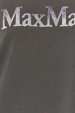 Γυναικεία Κοντομάνικο Μπλουζάκι Max Mara Leisure χρώμα: γκρι -Αξεσουάρ || Παπούτσια || Ρούχα Κατάστημα unnamed file 3958