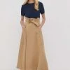 Γυναικεία Φούστες Λινή φούστα MAX&Co. μπεζ, -Αξεσουάρ || Παπούτσια || Ρούχα Κατάστημα unnamed file 3974