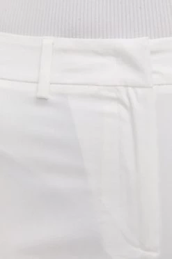 Γυναικεία Υφασμάτινα Παντελόνι Weekend Max Mara χρώμα: άσπρο, -Αξεσουάρ || Παπούτσια || Ρούχα Κατάστημα unnamed file 4000