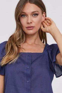 Γυναικεία Πουκάμισα Πουκάμισο MAX&Co. χρώμα: ναυτικό μπλε -Αξεσουάρ || Παπούτσια || Ρούχα Κατάστημα unnamed file 4026