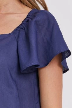 Γυναικεία Πουκάμισα Πουκάμισο MAX&Co. χρώμα: ναυτικό μπλε -Αξεσουάρ || Παπούτσια || Ρούχα Κατάστημα unnamed file 4027