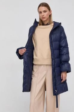 Γυναικεία Μακριά μπουφάν Μπουφάν MAX&Co. χρώμα: ναυτικό μπλε -Αξεσουάρ || Παπούτσια || Ρούχα Κατάστημα unnamed file 404