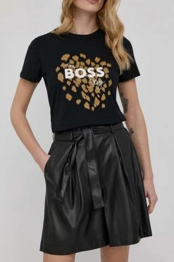 Γυναικεία Σορτς MAX&Co. χρώμα: μαύρο,