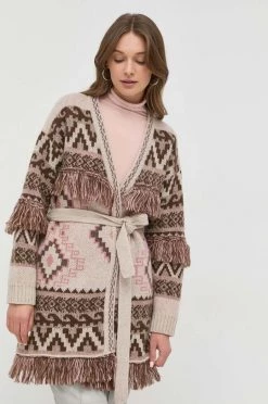 Γυναικεία Με φερμουάρ Μάλλινη ζακέτα Weekend Max Mara μπεζ