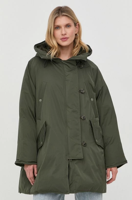 Γυναικεία Μακριά μπουφάν Μπουφάν με επένδυση από πούπουλα Weekend Max Mara πράσινο, 3 Γυναικεία Μακριά μπουφάν Μπουφάν με επένδυση από πούπουλα Weekend Max Mara πράσινο,