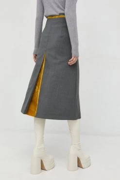 Γυναικεία Φούστες Μάλλινη φούστα Weekend Max Mara γκρι, -Αξεσουάρ || Παπούτσια || Ρούχα Κατάστημα unnamed file 503