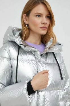 Γυναικεία Κοντά μπουφάν Μπουφάν με επένδυση από πούπουλα Weekend Max Mara ασημί, -Αξεσουάρ || Παπούτσια || Ρούχα Κατάστημα unnamed file 535
