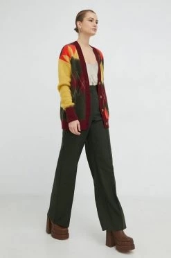 Γυναικεία Υφασμάτινα Παντελόνι από μείγμα μαλλιού MAX&Co. X Efisio Rocco Marras πράσινο -Αξεσουάρ || Παπούτσια || Ρούχα Κατάστημα unnamed file 545