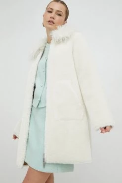 Γυναικεία Παλτά Αναστρέψιμο παλτό MAX&Co. Amata χρώμα: άσπρο -Αξεσουάρ || Παπούτσια || Ρούχα Κατάστημα unnamed file 551