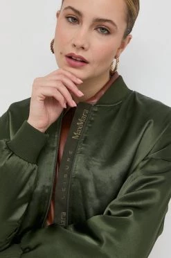 Γυναικεία Κοντά μπουφάν Μπουφάν Bomber Max Mara Leisure χρώμα: πράσινο, -Αξεσουάρ || Παπούτσια || Ρούχα Κατάστημα unnamed file 584