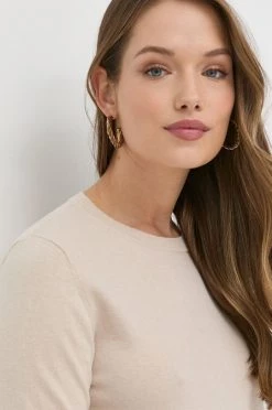 Γυναικεία Χωρίς φερμουάρ Ένα πουλόβερ σε μείγμα μεταξιού Weekend Max Mara χρώμα: μπεζ, -Αξεσουάρ || Παπούτσια || Ρούχα Κατάστημα unnamed file 596