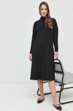 Γυναικεία Φορέματα Φόρεμα Max Mara Leisure μαύρο, -Αξεσουάρ || Παπούτσια || Ρούχα Κατάστημα unnamed file 601