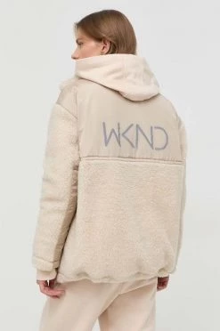 Γυναικεία Κοντά μπουφάν Πουκάμισο με μείγμα μαλλιού Weekend Max Mara μπεζ, -Αξεσουάρ || Παπούτσια || Ρούχα Κατάστημα unnamed file 61