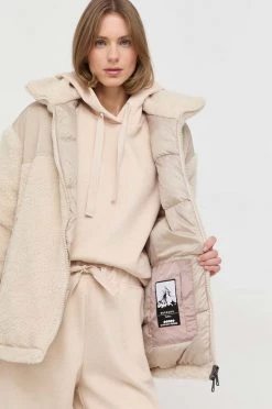 Γυναικεία Κοντά μπουφάν Πουκάμισο με μείγμα μαλλιού Weekend Max Mara μπεζ, -Αξεσουάρ || Παπούτσια || Ρούχα Κατάστημα unnamed file 64