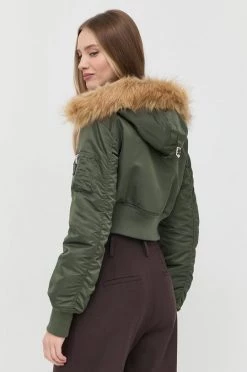 Γυναικεία Κοντά μπουφάν Μπουφάν Bomber MAX&Co. χρώμα: πράσινο, -Αξεσουάρ || Παπούτσια || Ρούχα Κατάστημα unnamed file 642