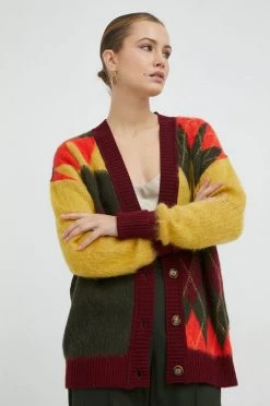 Γυναικεία Με φερμουάρ Ζακέτα από μίγμα μαλλιού MAX&Co. X Efisio Rocco Marras πολύχρωμο