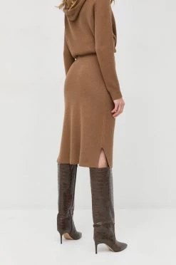 Γυναικεία Φούστες Μάλλινη φούστα Max Mara Leisure καφέ, -Αξεσουάρ || Παπούτσια || Ρούχα Κατάστημα unnamed file 685