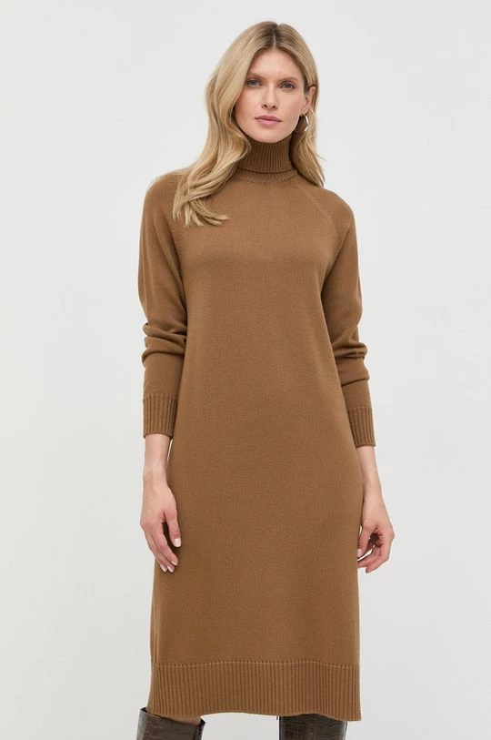 Γυναικεία Φορέματα Μάλλινο φόρεμα Max Mara Leisure καφέ, 4 Γυναικεία Φορέματα Μάλλινο φόρεμα Max Mara Leisure καφέ, - Image 2