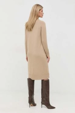 Γυναικεία Φορέματα Μάλλινο φόρεμα Max Mara Leisure μπεζ, -Αξεσουάρ || Παπούτσια || Ρούχα Κατάστημα unnamed file 866