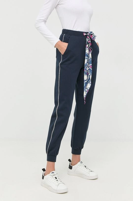 Γυναικεία Παντελόνια φόρμας Βαμβακερό παντελόνι MAX&Co. ναυτικό μπλε, 3 Γυναικεία Παντελόνια φόρμας Βαμβακερό παντελόνι MAX&Co. ναυτικό μπλε,