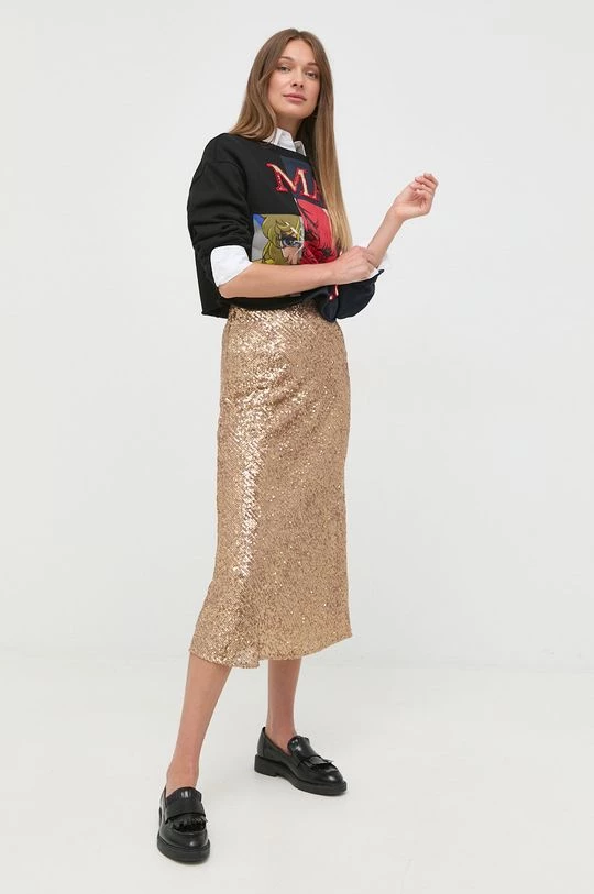 Γυναικεία Χωρίς φερμουάρ Βαμβακερή μπλούζα MAX&Co. χρώμα: μαύρο 3 Γυναικεία Χωρίς φερμουάρ Βαμβακερή μπλούζα MAX&Co. χρώμα: μαύρο