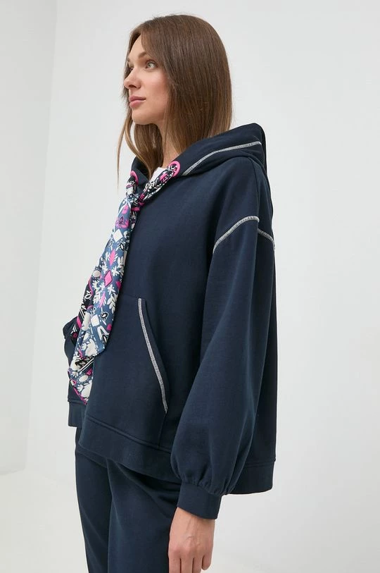 Γυναικεία Με φερμουάρ Βαμβακερή μπλούζα MAX&Co. χρώμα: ναυτικό μπλε, 3 Γυναικεία Με φερμουάρ Βαμβακερή μπλούζα MAX&Co. χρώμα: ναυτικό μπλε,