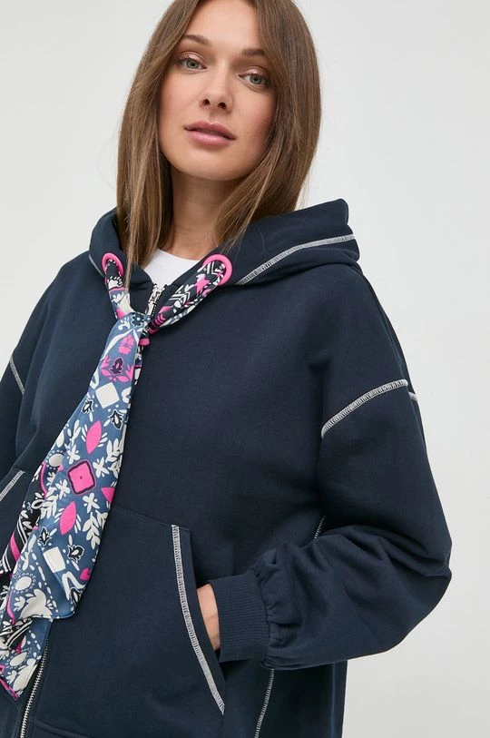 Γυναικεία Με φερμουάρ Βαμβακερή μπλούζα MAX&Co. χρώμα: ναυτικό μπλε, 6 Γυναικεία Με φερμουάρ Βαμβακερή μπλούζα MAX&Co. χρώμα: ναυτικό μπλε, - Image 4