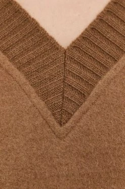 Γυναικεία Χωρίς φερμουάρ Πουλόβερ με προσθήκη μαλλιού Max Mara Leisure χρώμα: καφέ, -Αξεσουάρ || Παπούτσια || Ρούχα Κατάστημα unnamed file 96